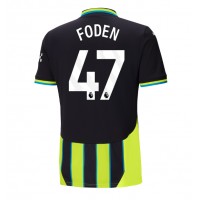 Maglie da calcio Manchester City Phil Foden #47 Seconda Maglia 2024-25 Manica Corta